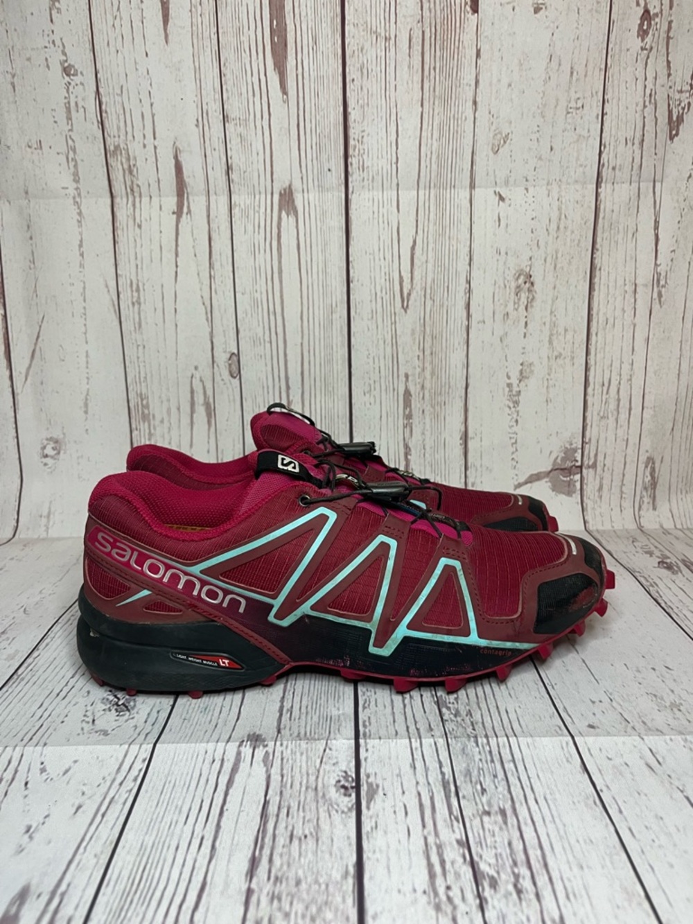 Salomon Speedcross 4  Women Size US 9.5 Trail Running Shoes Pink Black